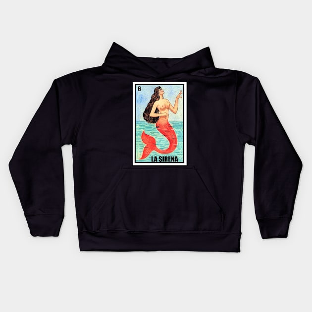 LA SIRENA Kids Hoodie by The Losers Club